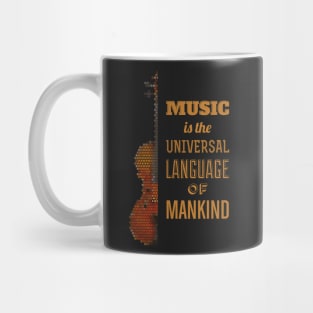 Music quote - guitar shirt - musical instrument Mug